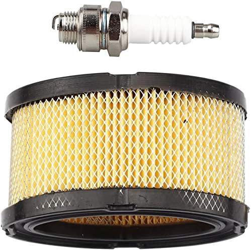 Compatible with New 640152 Carburetor + 33268 Air Filter+ Spark Plug for Tecumseh 640152A 640023 640051 640140 640152 HM80 HM90 HM100 8-10 HP Engine Snow Blower Mower 5000w Generator