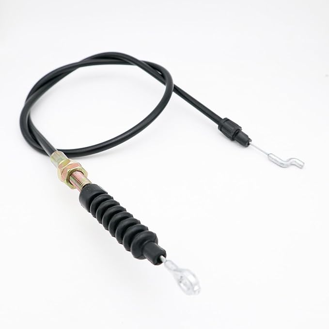 761400MA 340373 Clutch Drive Cable Replacement fit for Murray Craftsman Snow Blowers 340373,760150, 761153（Cable Length: 33.85 inches; Sheath Length: 25.86 inches）(1pc), black
