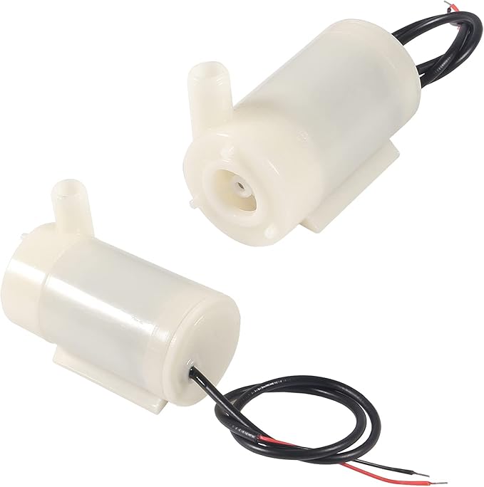 Automatic Irrigation DIY Kit Self Watering System Capacitive Soil Moisture Sensor 1 Channel 5V Relay Module and Water Pump with 2pcs 1M Vinyl Tubing for Arduino Moisture Detection Garden Watering DIY