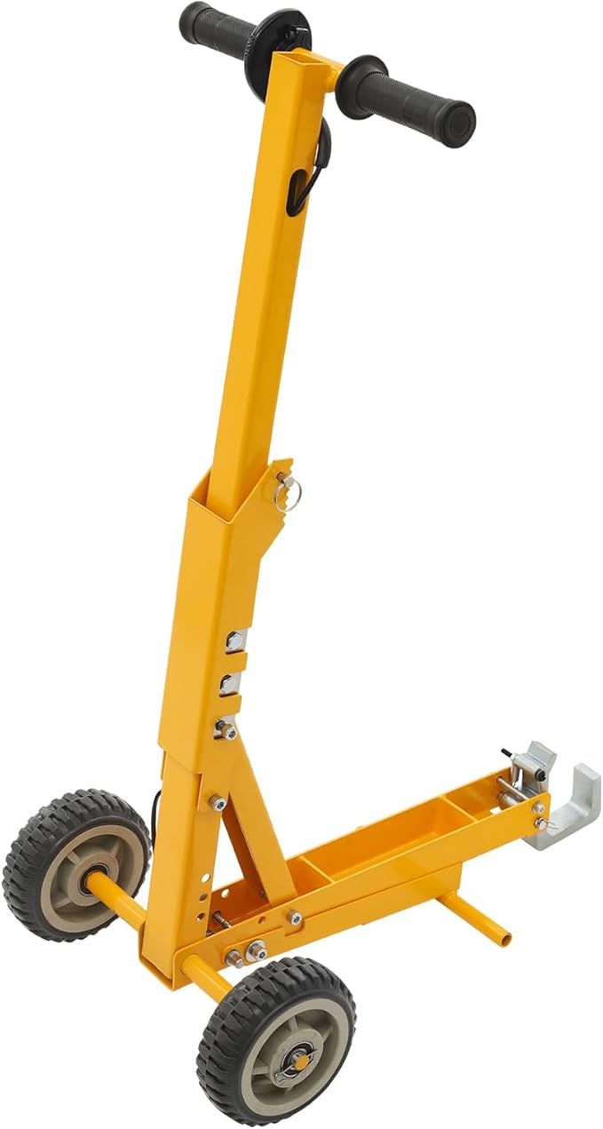 800LBS Zero Turn Mower Lift, Heavy Duty Q235 Steel Lawn Mower Jack, Foot Pedal Operated Lawn Mower Lift Jack for Lawn Mowers/Tractor Repair