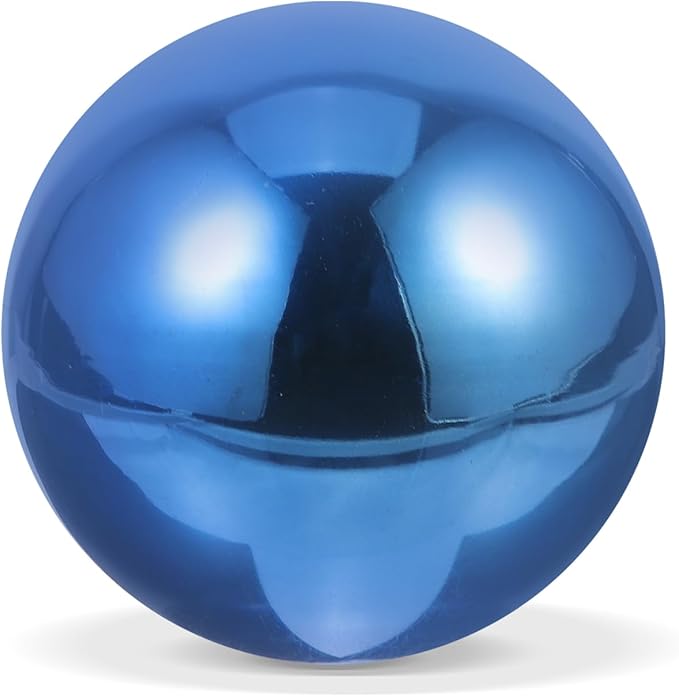 PRETYZOOM Stainless Steel Mirror Reflective Gazing Ball for Yard Decor Outdoor Garden Sculpture Polished Sphere Lawn Ornament