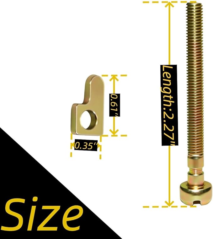 Notos Chain Tensioner Adjuster Screw Kit for Poulan Craftsman 530016110 530015826 530069611 Chainsaws (3 Set)