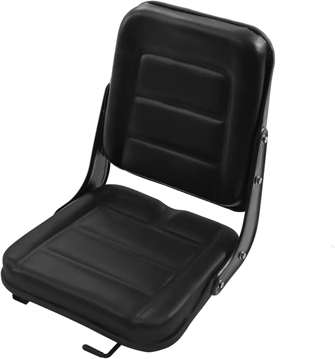 Universal Forklift Seat Lawn Mower Seat, Garden Tractor Seat, PVC Tractor Seat Tractor Suspension Seat,Replacement Forklift Seat for Excavator Backhoe Dozer Telehandler Seat