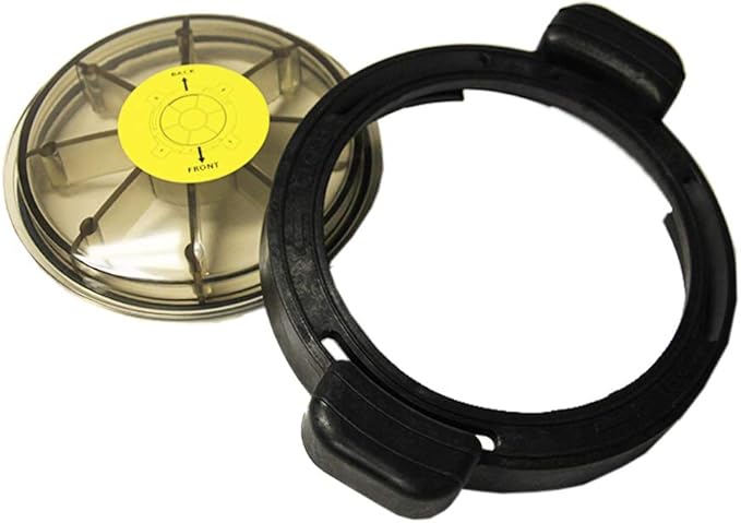 Rx Clear Dorado 1 HP Dual Port Pump | Above-Ground Swimming Pool Pump | 115V 7.3 Amps | See-Through Strainer Cover | Energy Efficient | Low Maintenance