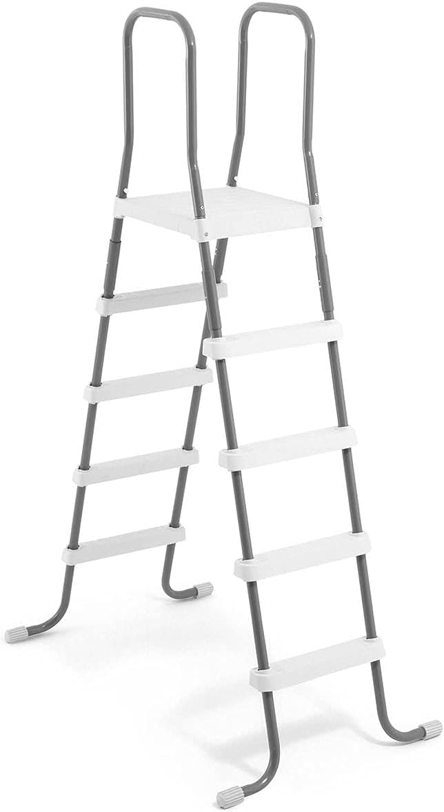 INTEX 26755EH Prism Frame Premium Above Ground Swimming Pool Set: 20ft x 52in – Includes 1500 GPH Cartridge Filter Pump – Removable Ladder – Pool Cover – Ground Cloth