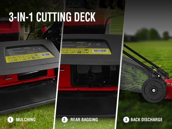 PowerSmart 80V 21in Push Cordless Lawn Mower, Brushless Battery Lawn Mower with 6.0Ah Battery and Charger (PS76821)
