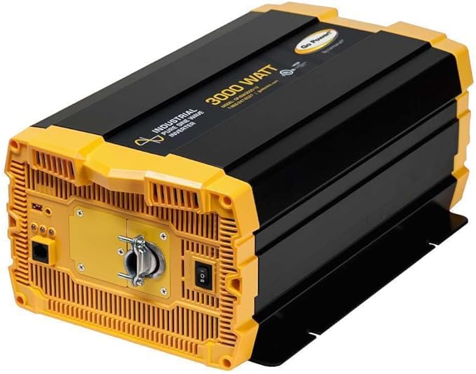 Go Power! GP-ISW3000-12 Industrial Pure Sine Wave Inverter, Black,Yellow