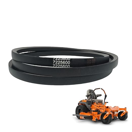 7225600 1/2" x 73" for Gravely Ariens Lawn Mower Snow Blower Belt Heavy-Duty Replacement Fits Pro-Turn Z, Ikon-X, ZTX Series White Outdoor SB Snow Throwers Apex 48" 52" 60" Zenith 52" 60"