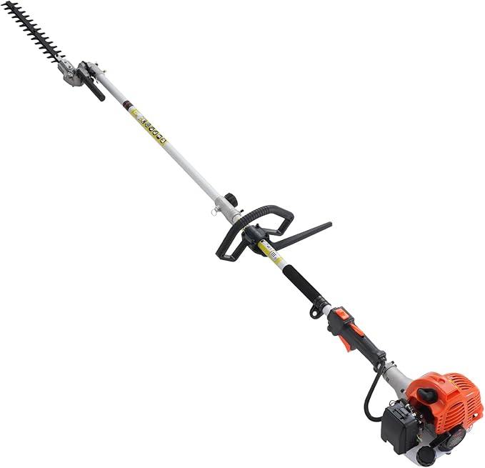 VEVOR 52cc Gas-Powered 6-in-1 Multi-Functional Trimmer - Hedge Trimmer, Brush Cutter, Weed Eater, Edger, Pole Saw & Chainsaw Pruner, EPA, CE & EMC Certified