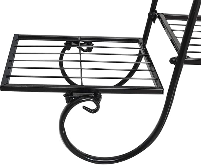 6 Tier Plant Stand Metal Flower Shelves Plant Display Stand Indoor Outdoor Patio Plant Rack Flower Pot Holder