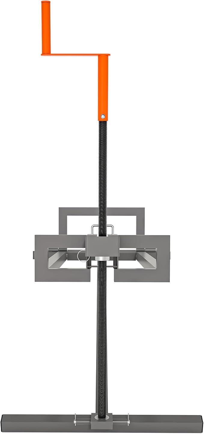 Lawn Mower Lift Jack Heavy Duty Ride on Lawn Mowers & Garden Tractors,Quick 3-Minute Installation Foldable Riding Lawn Tractor Lift with Manual and Power Tool Handles(Grey)