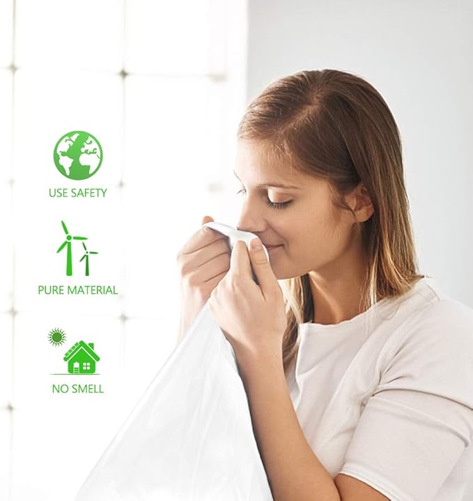 Teivio 3 Gallon 300 Counts Clear Trash Bags Garbage Bags, Mini Waste Basket Liners,Bathroom Trash Can Bin Liners, Small Plastic Bags for Home Office Kitchen Car Bedroom Dog waste Baby Diaper