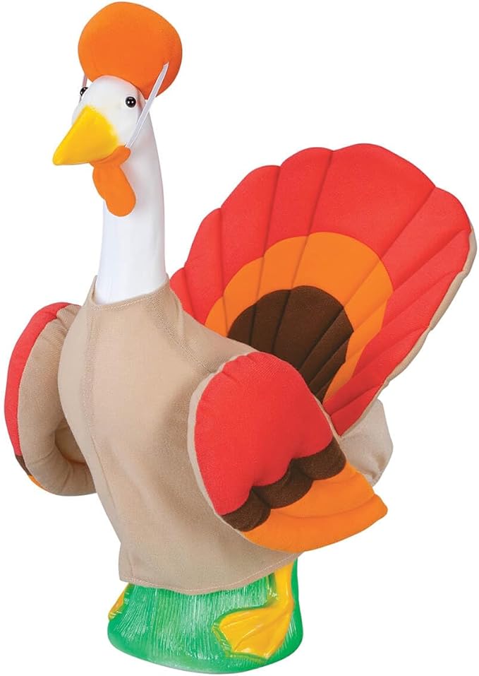 Gaggleville Turkey Baby Goose Outfit, Fits Baby 17" H Statue, by Fox Valley Traders