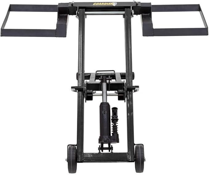 Guardian Hydraulic Lawn Mower Lift Jack 500 lb. Capacity Steel 27" Maximum Lift Height