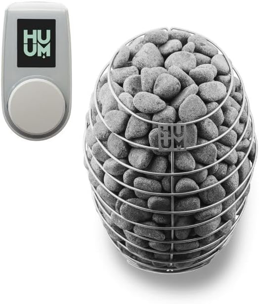 GL6 Outdoor Sauna Kit, Garden Luxury-Series Outdoor DIY Sauna Kit, Thermo-Spruce, up to 6 Persons Bundles (Sauna Heater and Sauna Stones Included) (Drop 9 WiFi - White)