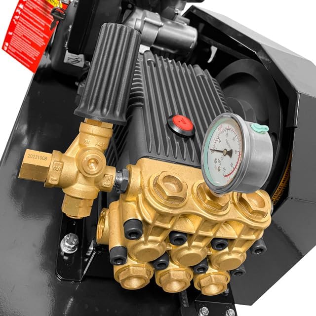 Canpump Belt Drive High Flow Pressure Washer 1900 PSI, 9.2 GPM – Triplex Power Washer Pump, 13 HP Loncin Engine – Electric Start, Commercial Grade, Fully Serviceable w/External Unloader