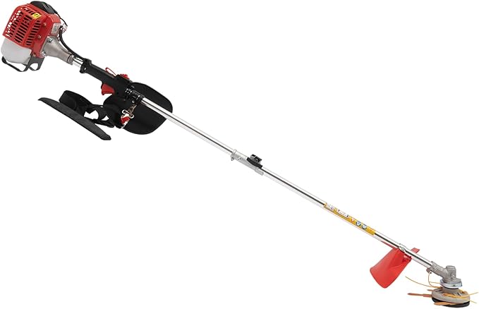 Weed Wacker Gas Powered, 26cc 2-Stroke Cordless Grass String Trimmer Lawn Edger, Weed Eater Brush Cutter with Shoulder Strap, Grass Trimmer Tools for Garden and Yard