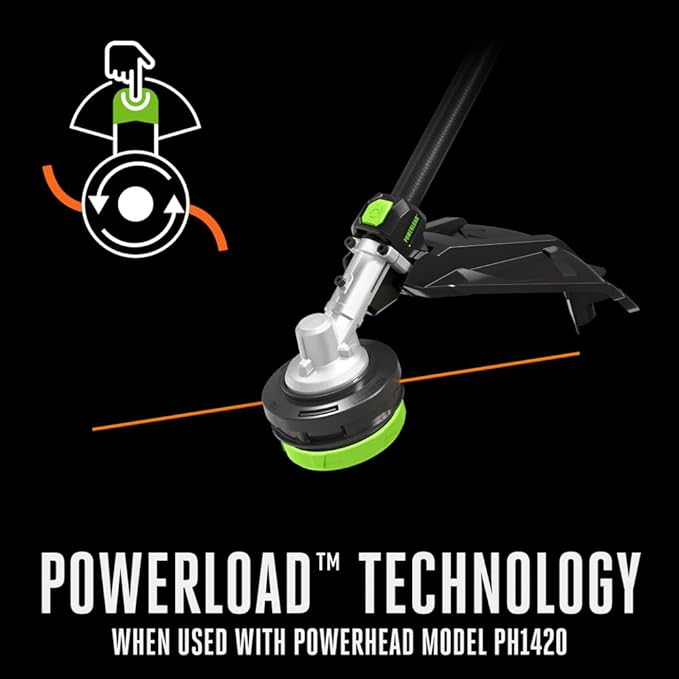 EGO Power+ STA1600 16-Inch Carbon Fiber String Trimmer Attachment with POWERLOAD for EGO 56-Volt Lithium-ion Multi-Head System