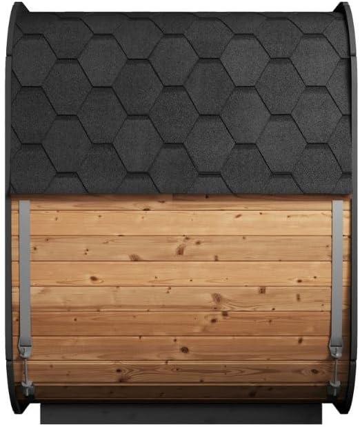 Model CL5G, Cube-Series Outdoor Home Sauna Kit, Up to 4 Persons (Sauna Heater & Sauna Stones Included)