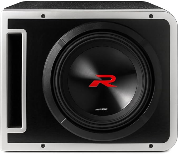 Alpine R2-SB12V Single Type R2 12-in Subwoofer in Vented Enclosure