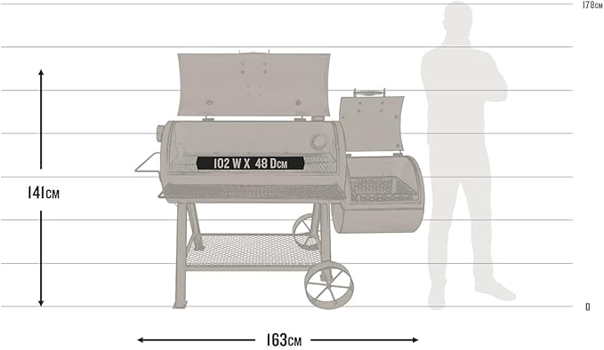 Oklahoma Joe's Longhorn Reverse Flow Offset Smoker - 17202053
