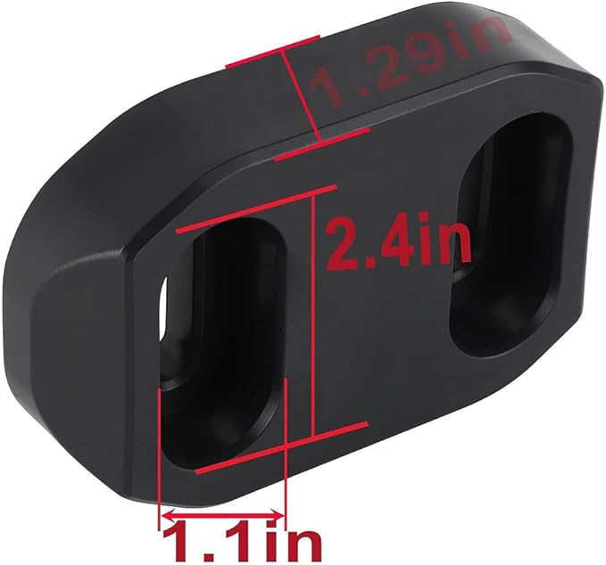 Polymer Snow Blower Skid Shoes for Ariens 72600300 Snowblower Slide Shoes Ariens 02483859 Snow Thrower Skid Plates with Mounting Hardware Kit
