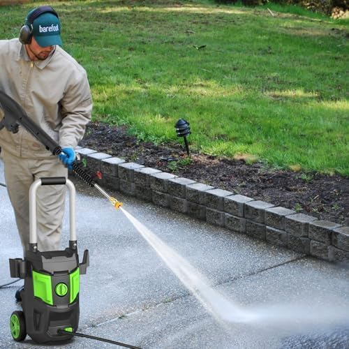 Pressure Washer -4800PSI Power Washer with Foam Cannon, High Pressure Cleaning Machine with 4 Connect Nozzles for Cars/Patio/Driveways/Home Cleaning