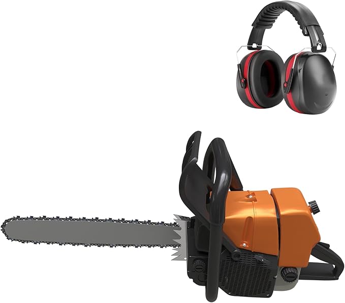 380 Gas Chainsaw, 72cc 2-Cycle 3.6KW 4.8HP Power Chain Saw with 24 Inch Alloy Bar, OEM Code F380W, Replacement For Stihl MS381, MS380, 038, NS872, Heavy Duty Logging