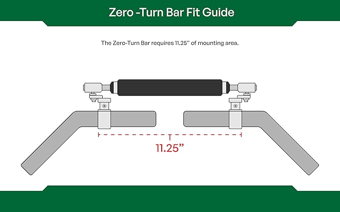 Zero-Turn Bar for One-Hand Operation of Zero-Turn Mowers