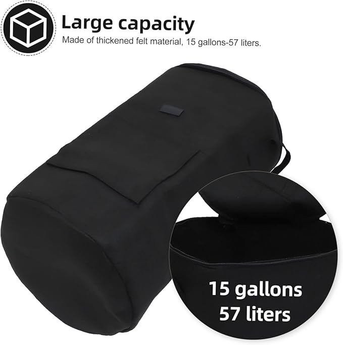 POPETPOP Garden Waste Compost Bag Easy to Store Fallen Leaves Flowers Outdoor Composting Bins
