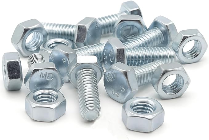 8 Sets- Auger Shear Pins Bolts and Nut HS1132 fits Honda HS828 HS928 HS724 HS624 & New HSS Series 724, 928, 1332 Snow Blowers, Stainless Steel