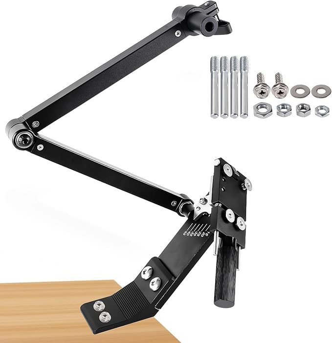 New Upgrade Large Size Mower Blade Sharpener 15°-45° Adjustable Frame with Ball Bearing 25mm Enlarged Handle Lawn Mower Blade Sharpener for Straight and Standard Lawnmower Blades- Black