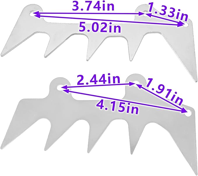 Carbhub MS650 Bumper Spikes Set Fit for Stihl MS650 MS651 MS661 MS661C Chainsaw Replaces 1122 664 0504, 1122 664 0500, 1122 664 0505