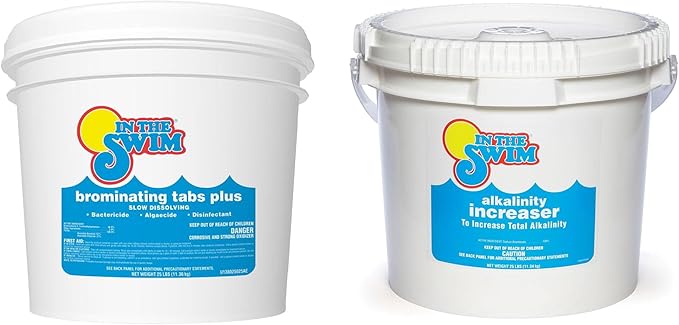 In The Swim Bromine Plus and Alkalinity Increaser - 25 Pounds of Bromine - 25 Pounds of Alkalinity Increaser