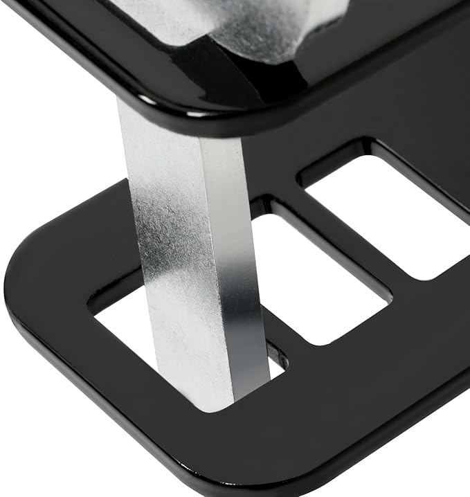 ECOTRIC 4 Place Trimmer Rack Holders for Landscape Truck Trailer Enclosed w/4 Locks Weed Eater Carrier Black Steel Pair