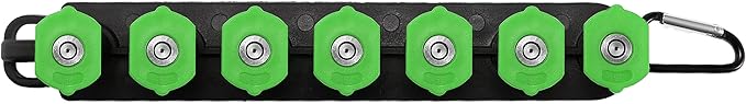 Tool Daily Pressure Washer Tips, 25 Degree Green Power Washer Nozzle Tips 7 Pack with Nozzle Holder, 1/4 Inch Quick Connect, 4000 PSI