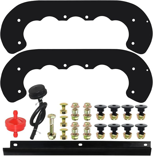 GELASKA 99-9313 Snow Blower Paddles with 55-8760 Scraper Replaces Toro 125-1128, 55-9250, 55-9251, 88-0771 for Toro CCR 2000, CCR 2400, CCR 2450, CCR 2500, CCR 3000, CCR 3600, CCR 3650 Snowthrowers