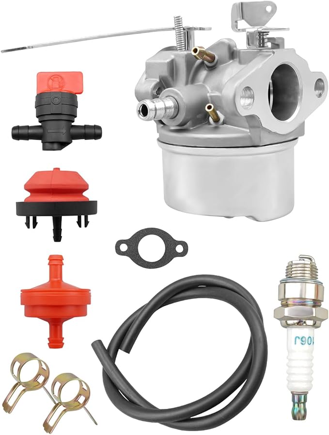 Carburetor Fit for Craftsman 536885214 536.885214 Snow Blower, Engine Carb Tune Up Kit with Fuel Filter Spark Plug Gasket