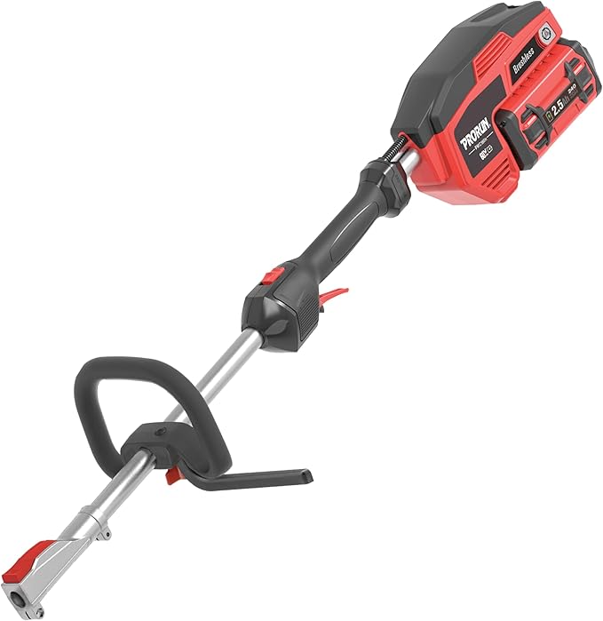 PRORUN 60V Attachment Capable Powerhead and String Trimmer Kit with 2.5 Ah Battery and Charger