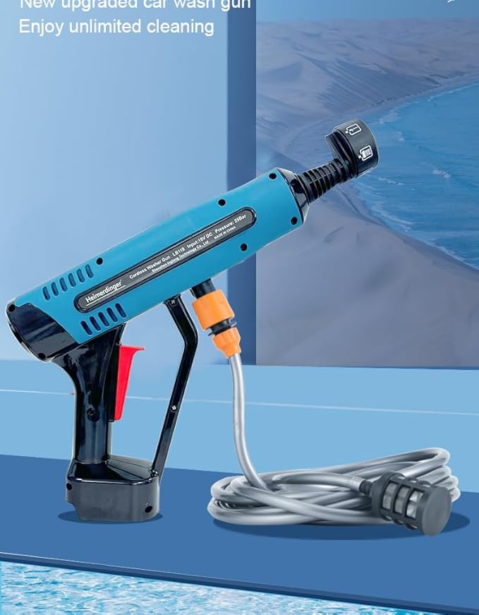 Cordless Pressure Washer Compatible with Makita 18V Battery(Not Included), 700PSI Handheld Cleaner with 6 in 1 Nozzle, Portable Electric Washer for Car, Garden, Home Cleaning