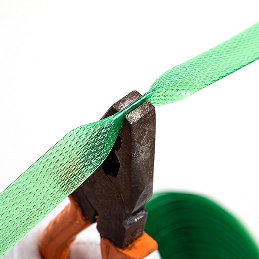 5/8"（16mm） Wide Green and 3800 feet Polyester Strapping Coil,1450 Pound Break Strength.