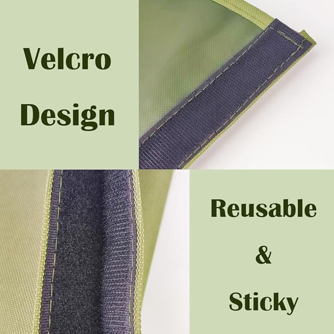 Leaf Bag for Collecting Leaves, Reusable Garden Yard Waste Tarp Container, Reusable Heavy Duty Gardening Bag with handles