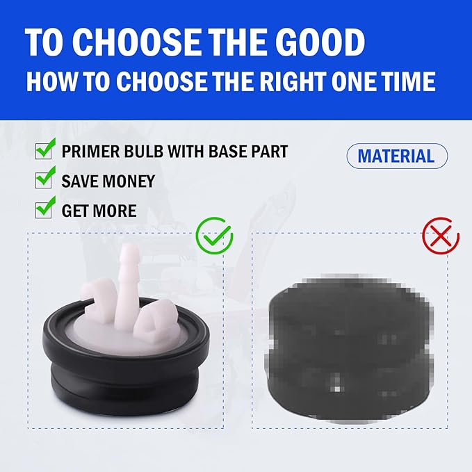 667460 44-2750 Primer Bulbs Replaces Toro Lawn Boy CCR-3650, CCR-1000,CCR-2000C, Lawn Boy 66-7460 44-2750 120-440 24-1027 Snowblower/Lawnmowers