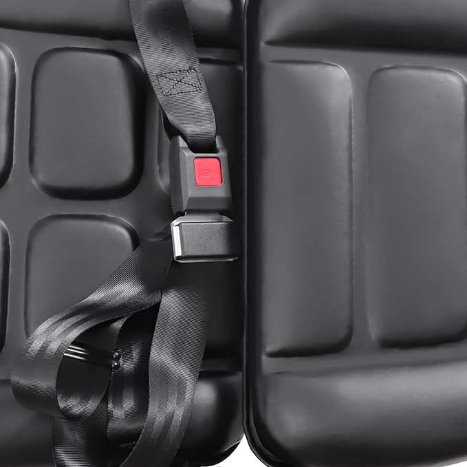 Universal Lawn Mower Seat, PVC Garden Tractor Seat, Tractor Suspension Seat, Universal Forklift Seat with Safety Belt, Full Suspension Seat Replacement for Heavy Mechanical Seat