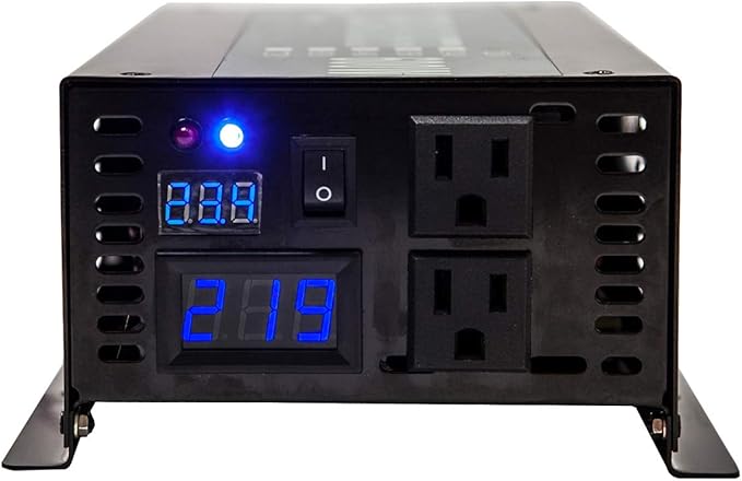 WZRELB LED Display Full Power Stable Performance 500W 24vdc to 120vac Pure Sine Inverter Power Converter, (RBP50024B1)