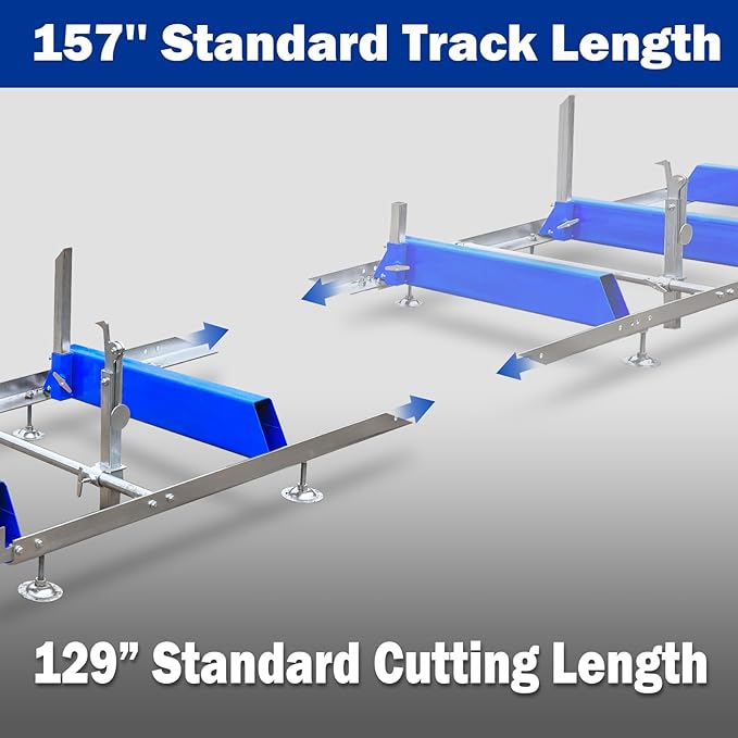 BILT HARD 22" Portable Sawmill with 270cc 9HP 4-Stroke Gas Engine, 20'' Board Width, 13' Track Length, Cuts Logs Up to 22" Dia x 129" L