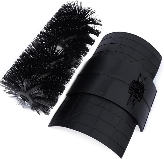 Power Sweeper Brush Couple Shield Attachment for 52CC 2 Stroke 2.3HP Gasoline Outdoor Handheld Sweeper Walk Behind Sweeper Sweeping Broom