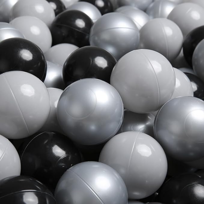 TRENDPLAY Plastic Balls for Ball Pits 2.2 Inch, Pack of 50 100 200 500 Hollow Balls, Perfect for Toddler Baby Pools,Party,Festival Decoration