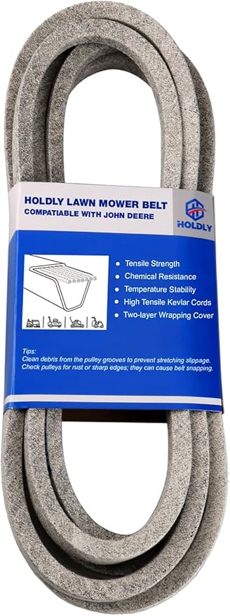 1/2 x 146'' Lawn Mower Belt M154621 Kevlar Lawn Mower Belt for John Deere X300 X304 X310 Z245 with 48 inch Mower Deck (M154621)