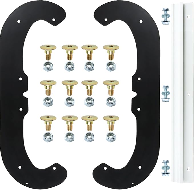 2 Pack 117-7700 Snow Blower Paddles with 117-7717 Scraper Blade for Toro Power Clear 180 418ZE 418ZR 518ZE 518ZR 18 inch Toro CCR Powerlite 38272 38472 38282 38273 38283 38473 Snow Throwers